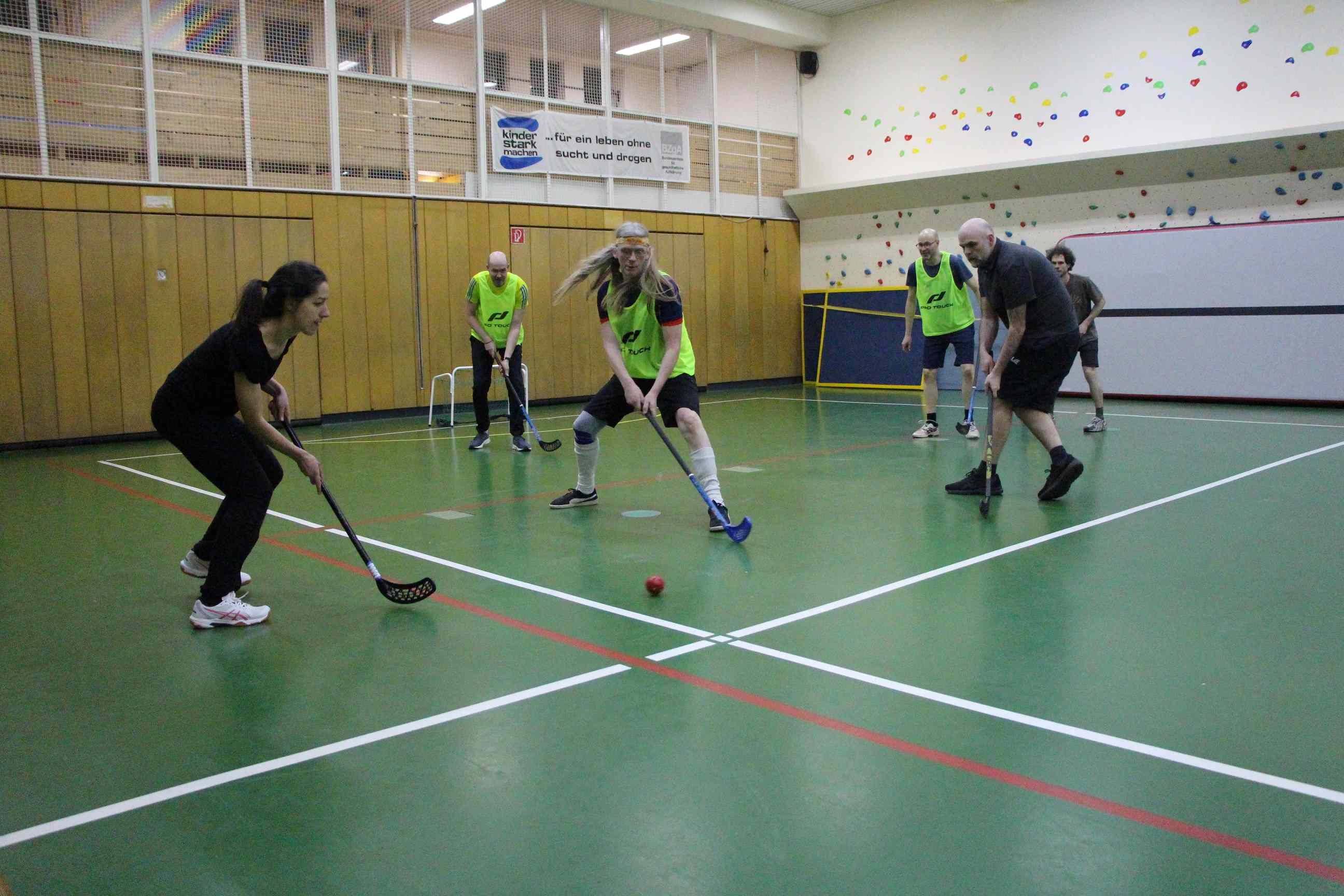 Hockeyszene Fitness mit Sport und Spiel